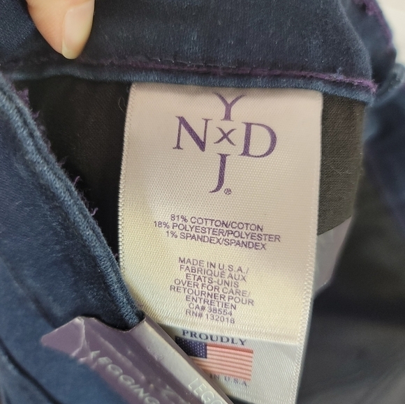 NYDJ NORWELL WASH DENIM LEGGINGS, SZ 8 - Picture 10 of 12
